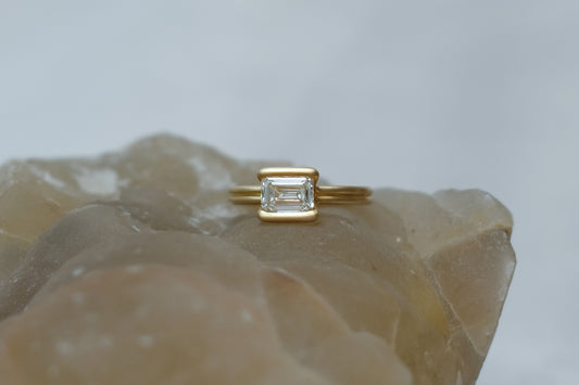 Twin Linear Diamond Ring